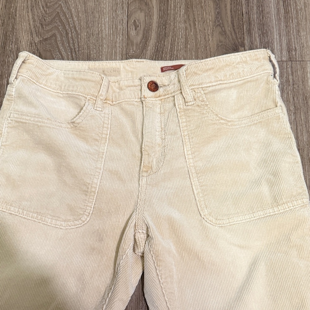 Anthropologie Pilcro The Icon Flare Corduroy Pants Size: 28 - Picture 9 of 14